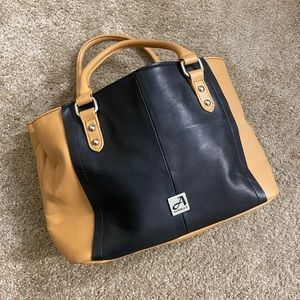 Black/Brown hand bag